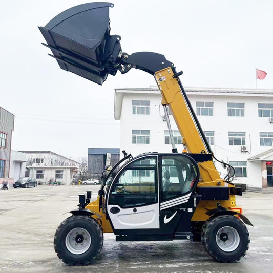 Heavy-Duty Telescopic Boom Forklift – 1–3 Ton Industrial Telehandler for Construction, Logistics & Jobsite Material Handling