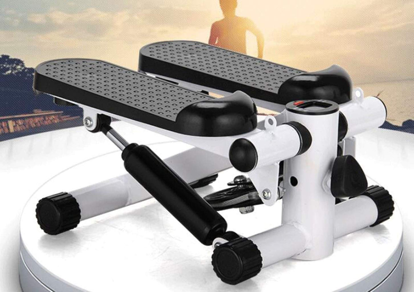 ZHCWEP Stepper,Stair Stepper Exercise Stepper Machine Vertical Climber Climbing Machine for Home Gym Body Workout Folding Exercise Cardio Workout Machine Stair Stepper, Black