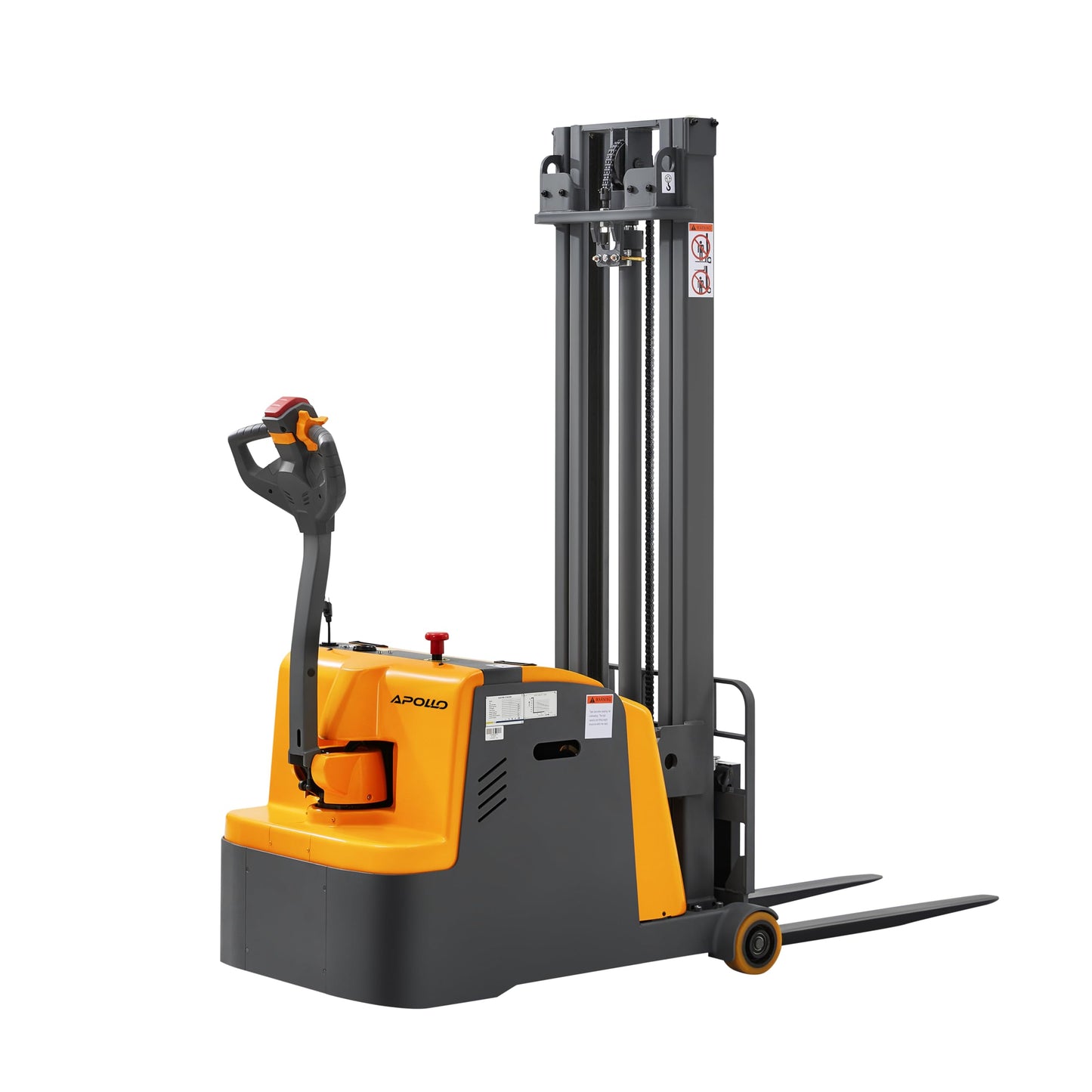 APOLLOLIFT 118" High Counterbalanced Electric Stacker 1200Lbs Capacity Material Lift