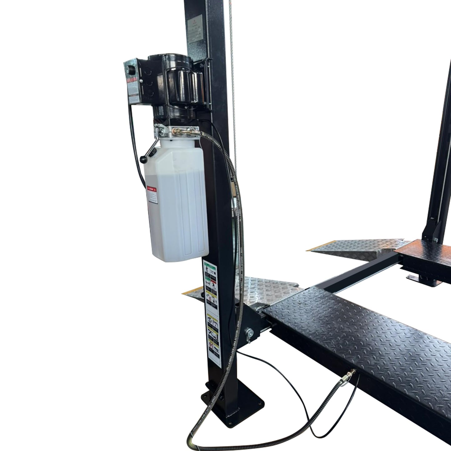 APlusLift Falcon AP-9H 9000LB 4-Post Portable Parking Storage Service Car Lift with Aluminum Ramp / 36 Months Part Replacement