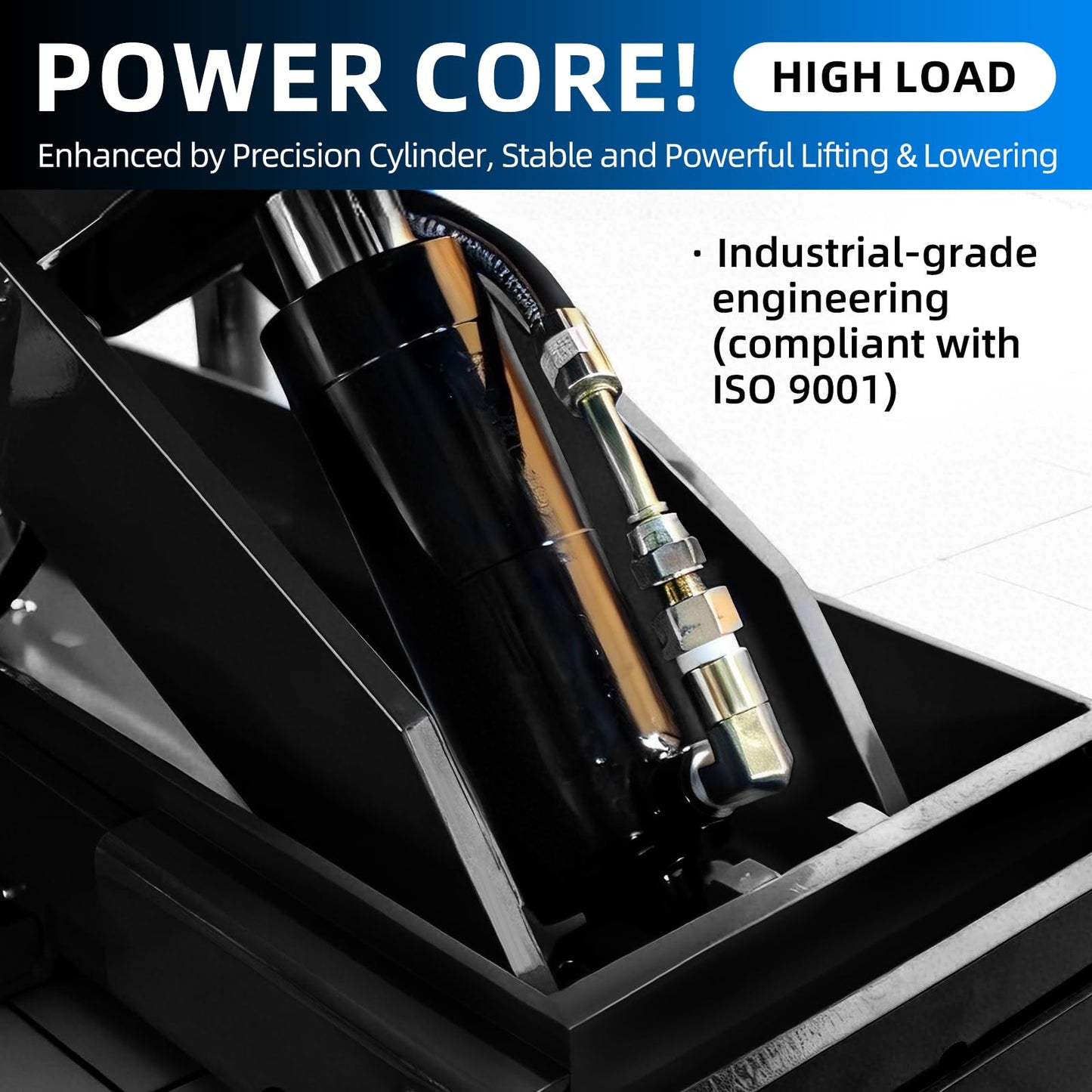 4500 Lb Rolling Scissor Jack, Manual Pump Rolling Bridge Jack for 4 Post Lift, Adjustable Width with 3 Locking Positions