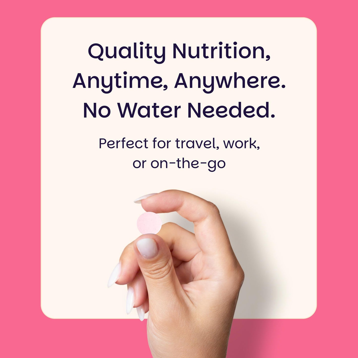 EZ Melts Biotin - Daily Vitamin B7 for Healthy Hair, Skin & Nails - Energy Metabolism Support - No Artificial Flavors - Non-GMO & Vegan - Strawberry Burst - 90 Dissolvable Tablets (90 Servings)