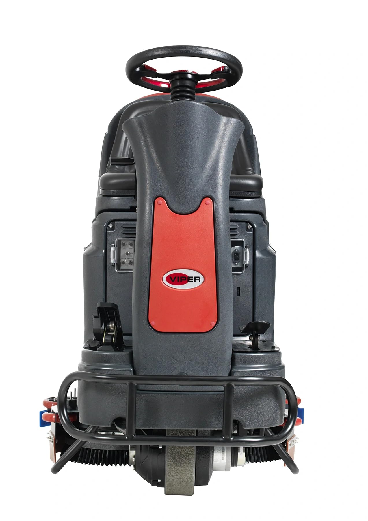 AS850R-TPPL Ride-On Floor Scrubber, 32" Cleaning Path, 31 Gal Solution & Recovery Tanks, (4) 120 Ah TPPL Batteries, Onboard Charger, Pad Drivers & Brushes