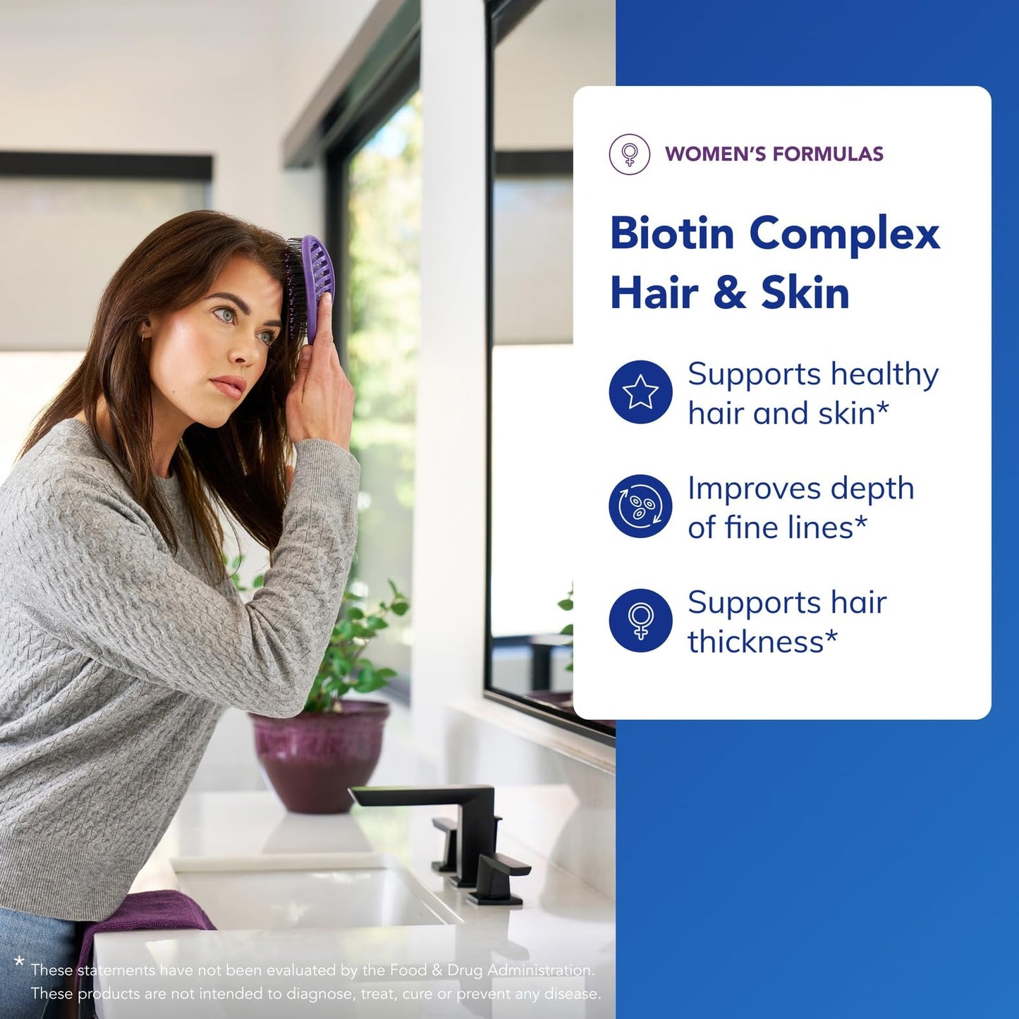 Pure Encapsulations Biotin Complex Hair & Skin | Biotin Complex for Healthy Hair and Skin Support | 60 Capsules