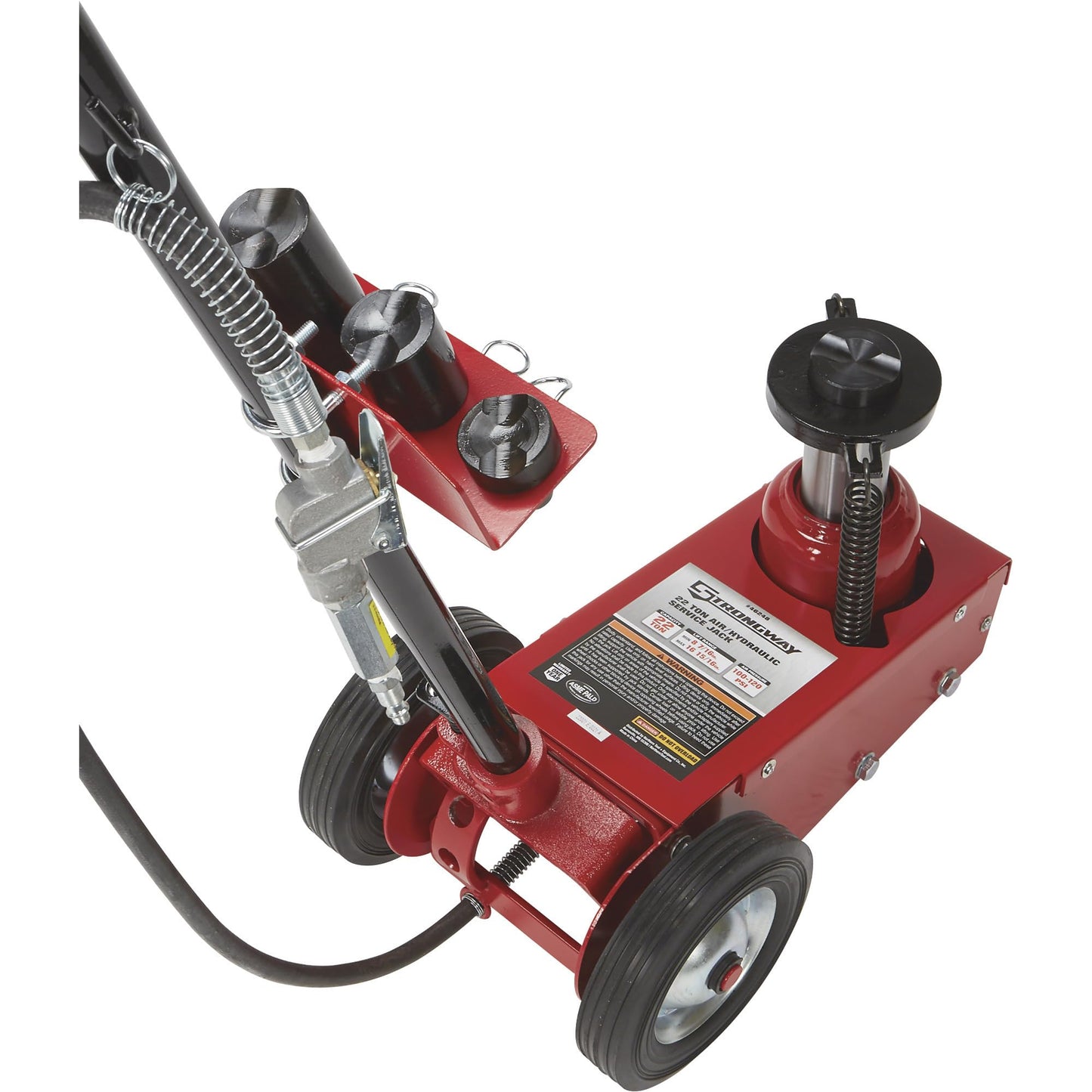 Strongway 22-Ton Quick Lift Air/Hydraulic Service Floor Jack