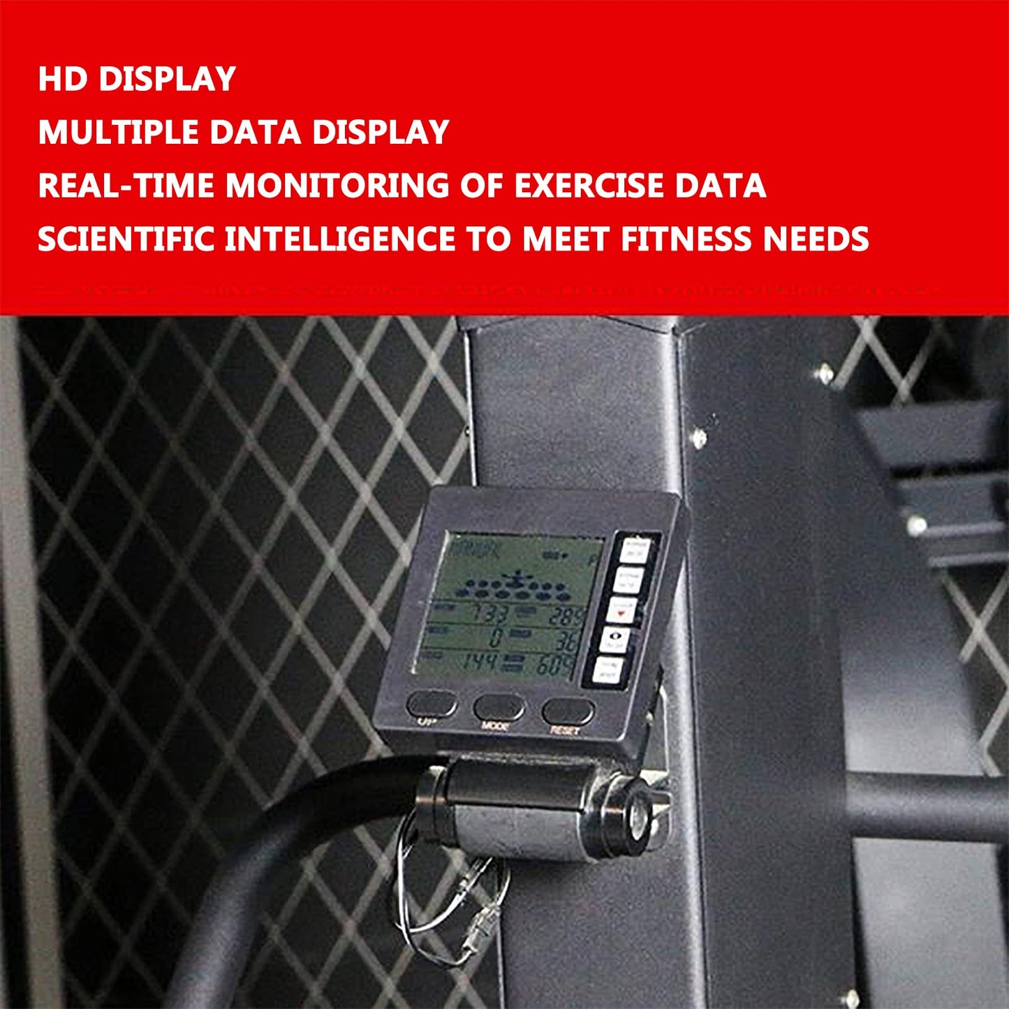 Specialized Ski Exercise Machine, Cross Trainer with Adjustable Resistance with 10 Levels of Resistance, Real-time Monitoring of Exercise Data, for Indoor Home Skiing Exercise