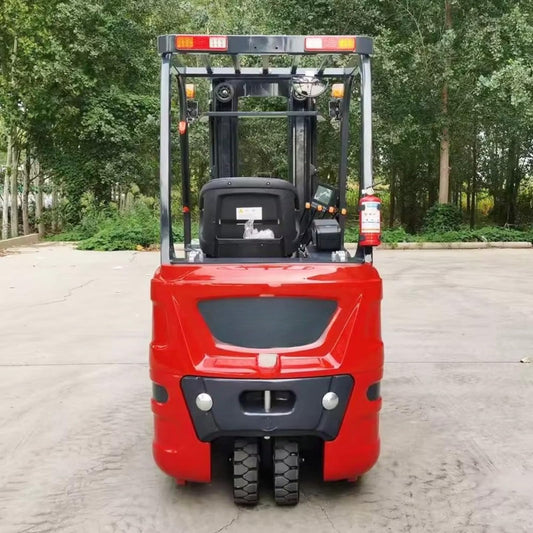 Zero-Turn Radius Electric Forklift, 5000lbs Capacity Lithium Ion Lift Truck, Narrow Aisle Reach Truck, Warehouse Material Handling Stacker