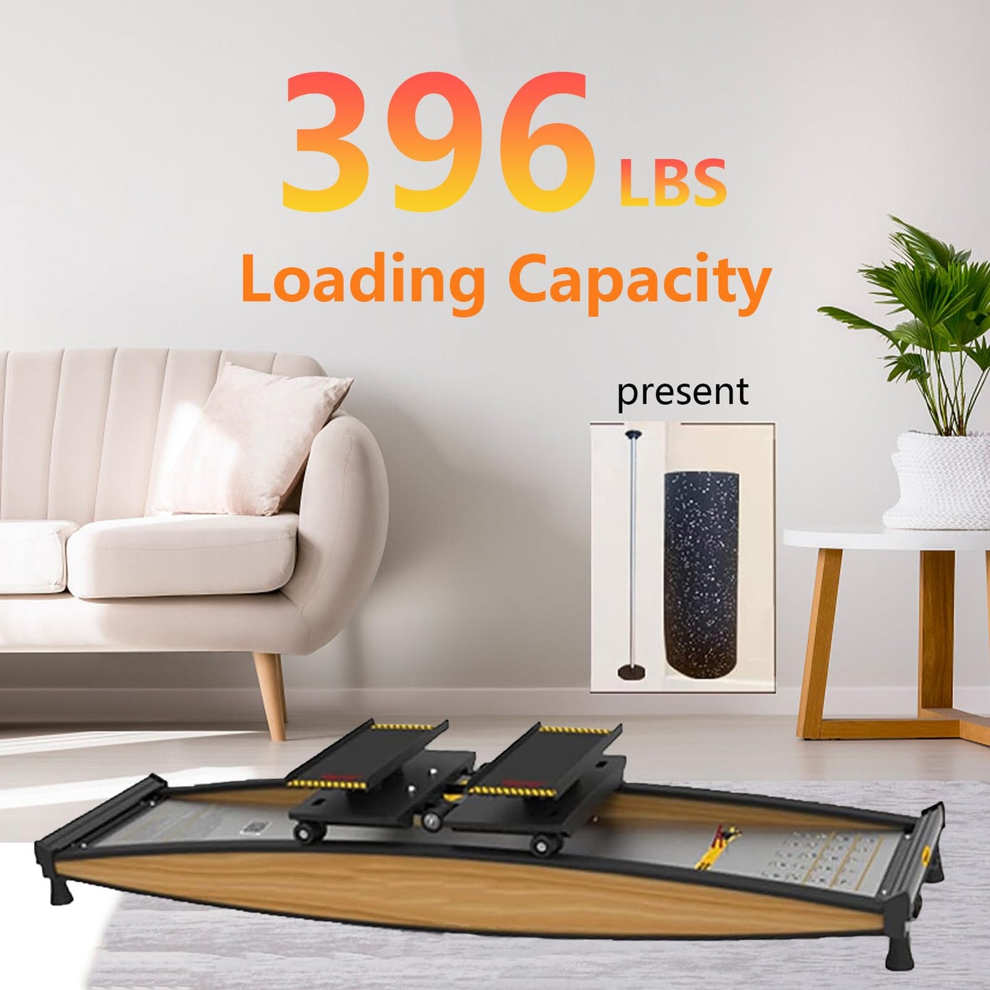 Ski Training Machine - 2 in 1 Ski Simulator for Leg Strength Exercise, Fitness Equipment with Ski Rods and Mats for Effective Home Workouts