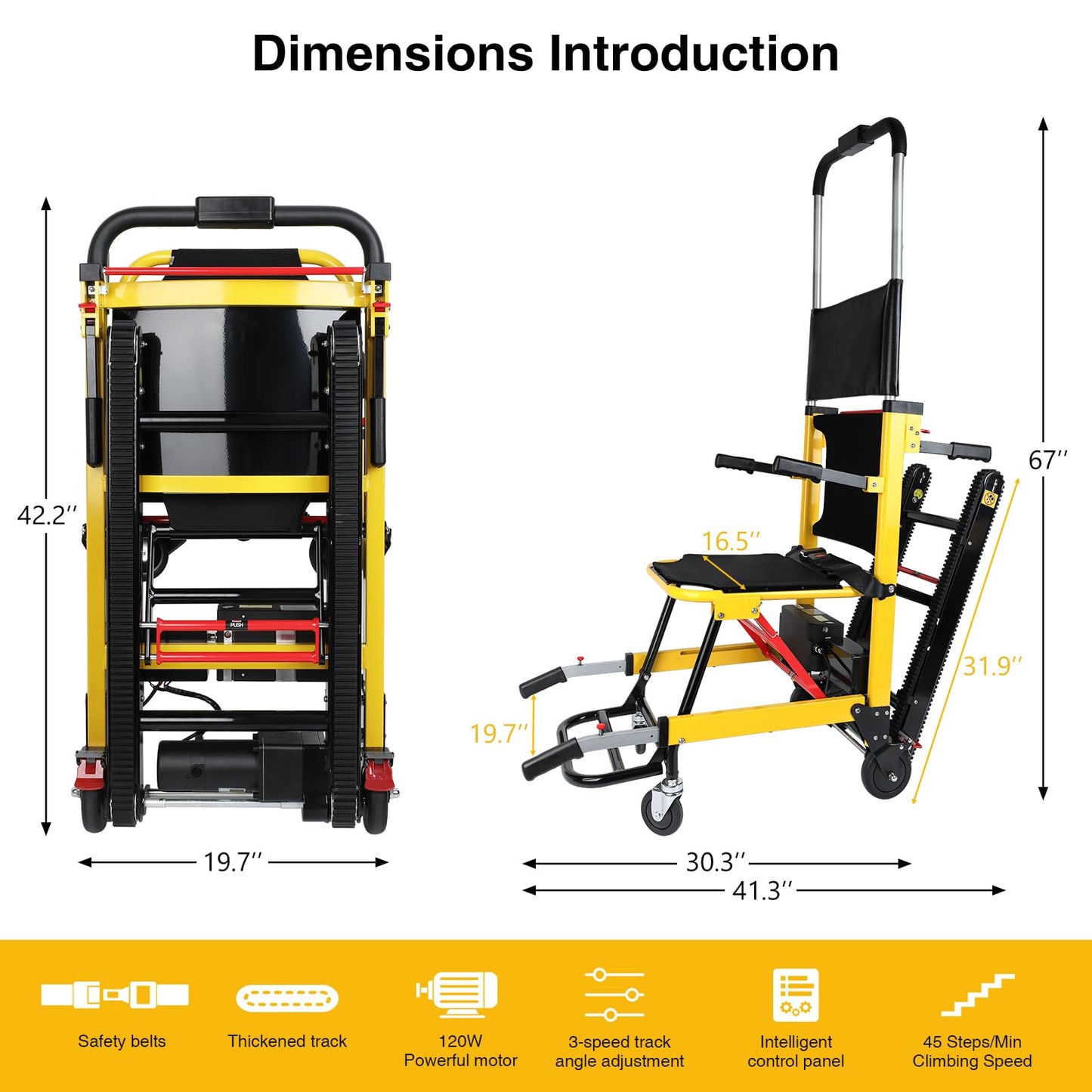 Fitnet Electric Mobile Chair 480 lbs Load-Bearing, Product Weight 70 lbs, Premium Transport Solutions, NO Assembly, Foldable Desigh for Outdoor Indoor Use