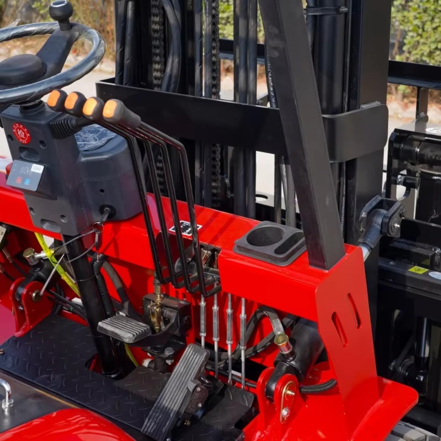 Electric Forklift Truck – High-Capacity Electric Pallet Stacker for Material Handling – 1 to 3 Ton Load, Compact Design for Warehouse & Tight Spaces
