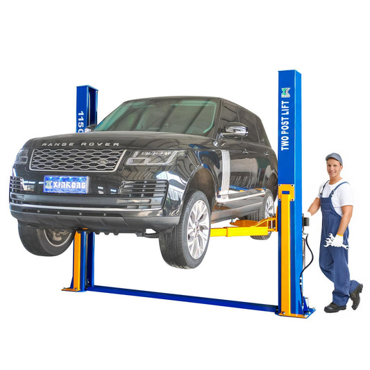 XK-1150 Auto Lift Car Lift 220V Capacity 11500 Lbs 2+3 Enhanced Auxiliary Arm Two Post Truck Hoist with 36 Months Parts Replacement