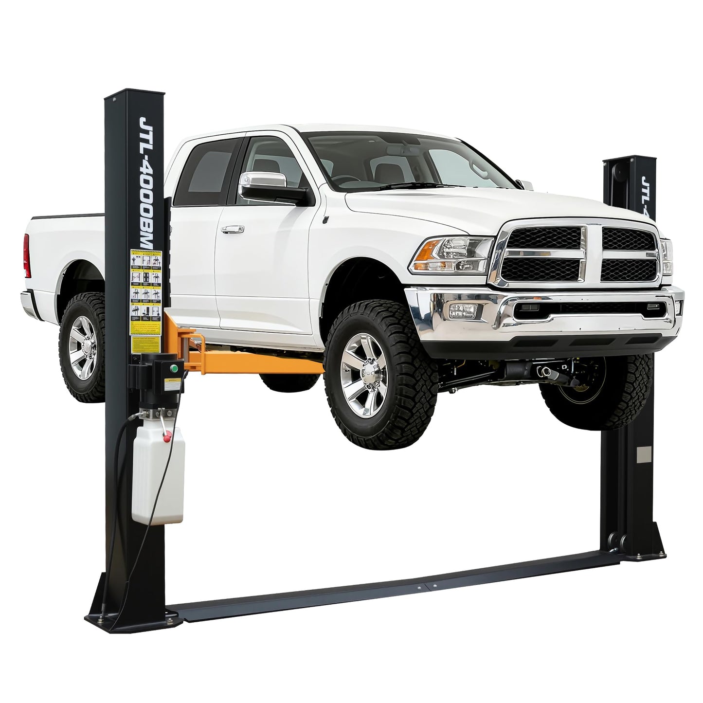 Jocisland 2 Post Car Lift 10000LB Capacity, 220V Automotive Lift with Reinforced Steel Arms, Automatic Safety Lock & Extension Tubes, Heavy-Duty Vehicle for Garage or Workshop