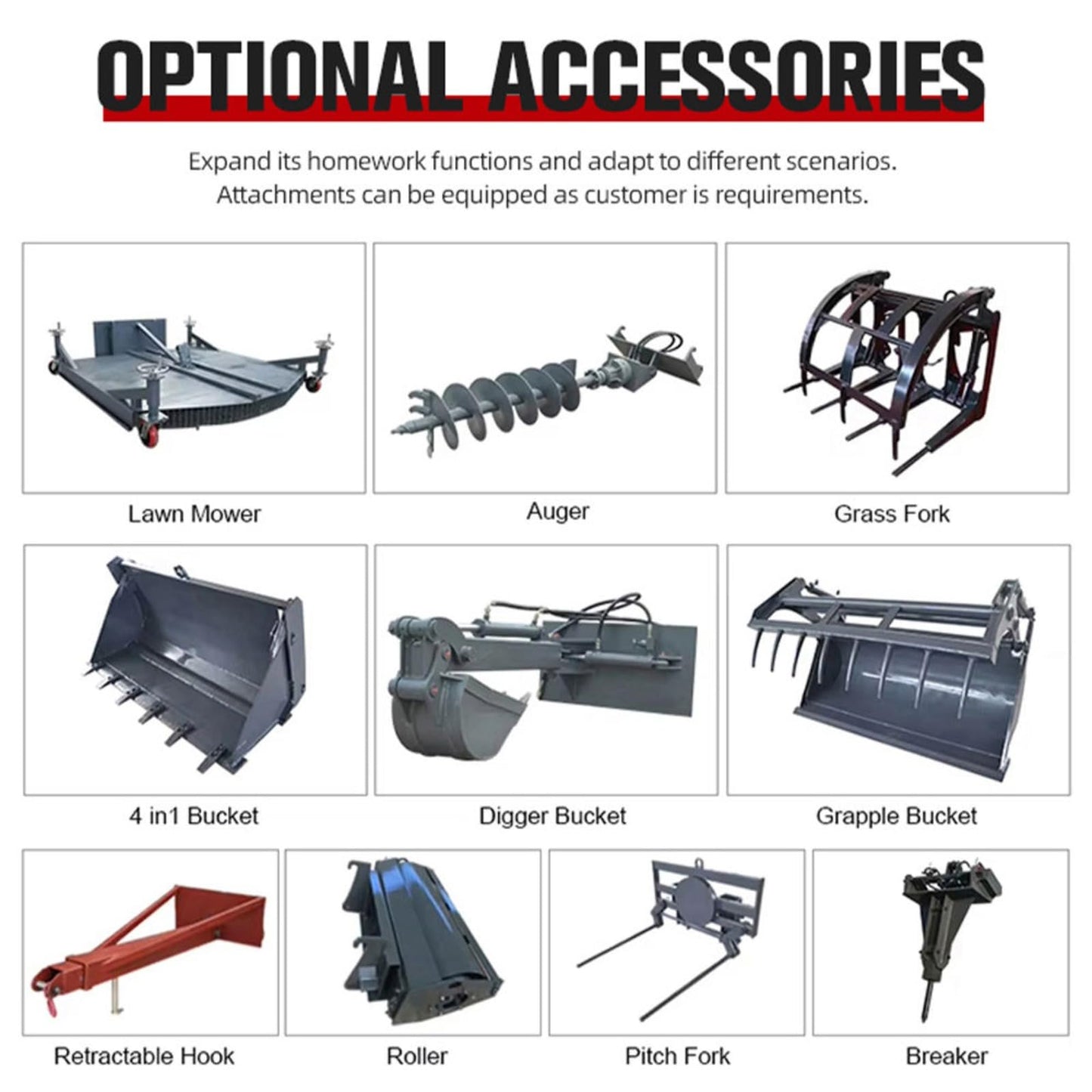 Compact Telescopic Telehandler for Outdoor Farm and Warehouse Material Handling, Rough Terrain Reach Forklift with Enclosed Cab