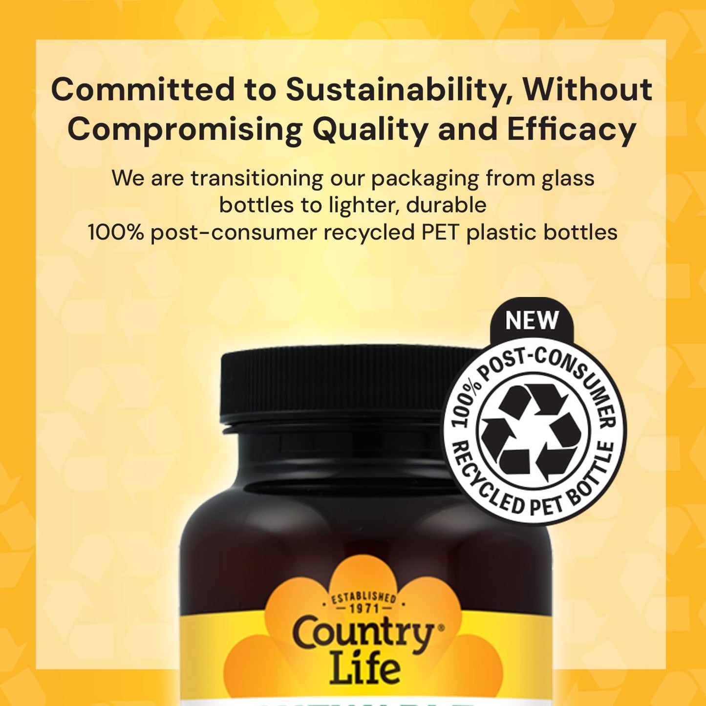 Country Life High-Potency Biotin 10mg - Vegan & Gluten-Free Biotin Supplement for Skin & Nails, Energy Metabolism - Biotin 10000mcg Capsules