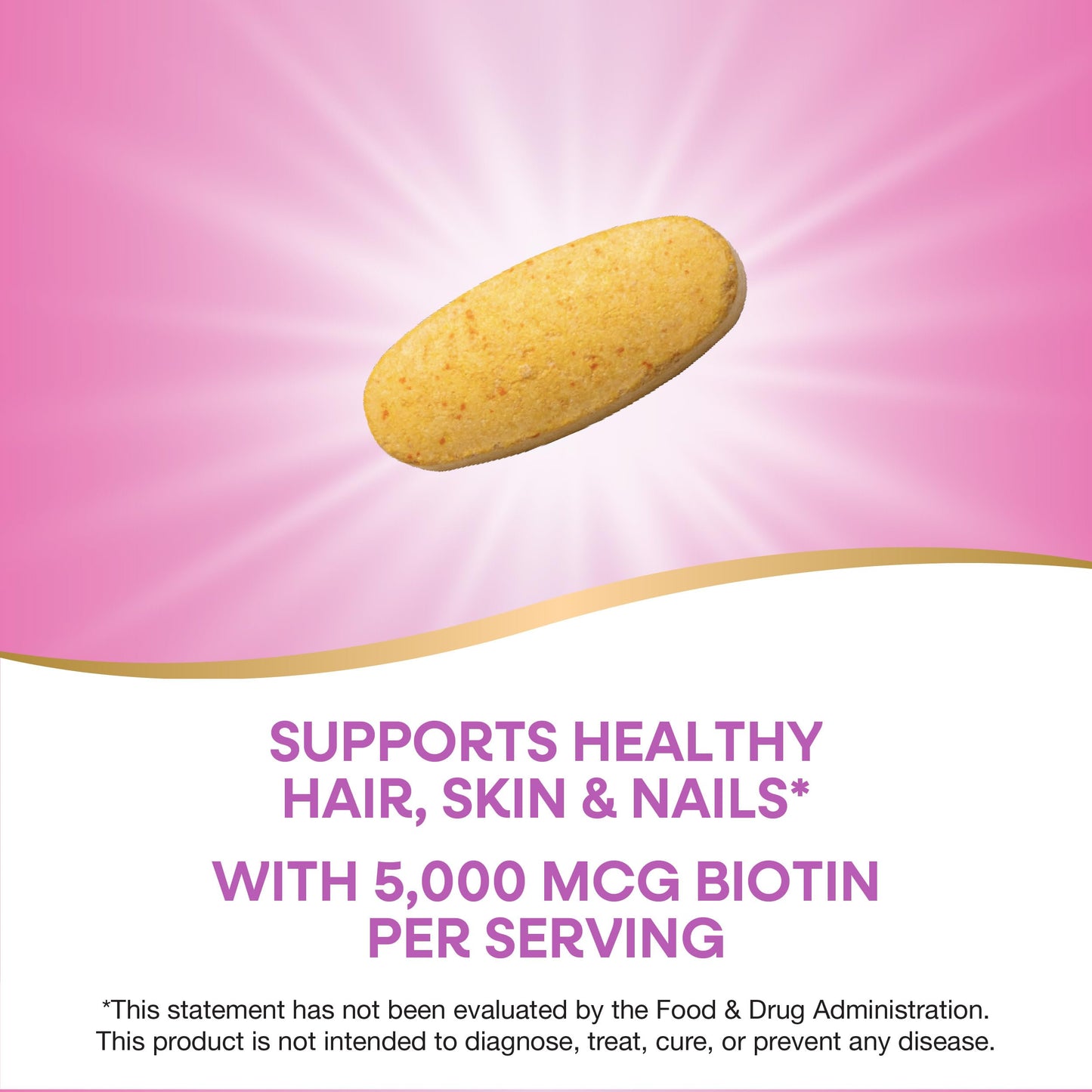 Nature's Way Biotin Forte, Supports Healthy Hair, Skin & Nails*, Hair Skin and Nails Vitamins*, 3000 mcg Biotin per Serving, with Zinc, Vitamin C, B-Vitamins, 60 Tablets (Packaging May Vary)