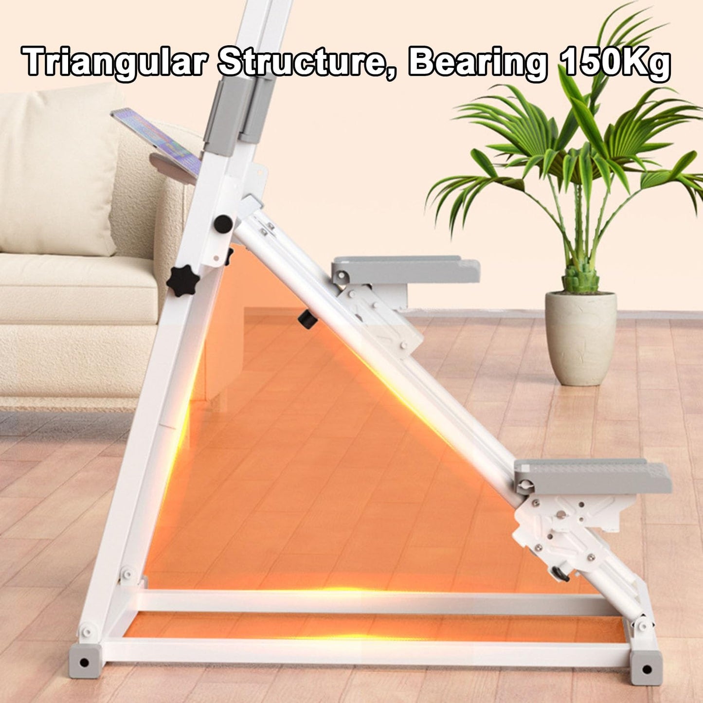 Stair Stepper with LCD Display, Vertical Climber Machine for Home Gym Exercise, Foldable Exercise Climber with 3-Level Slope Adjustment, for Home Use