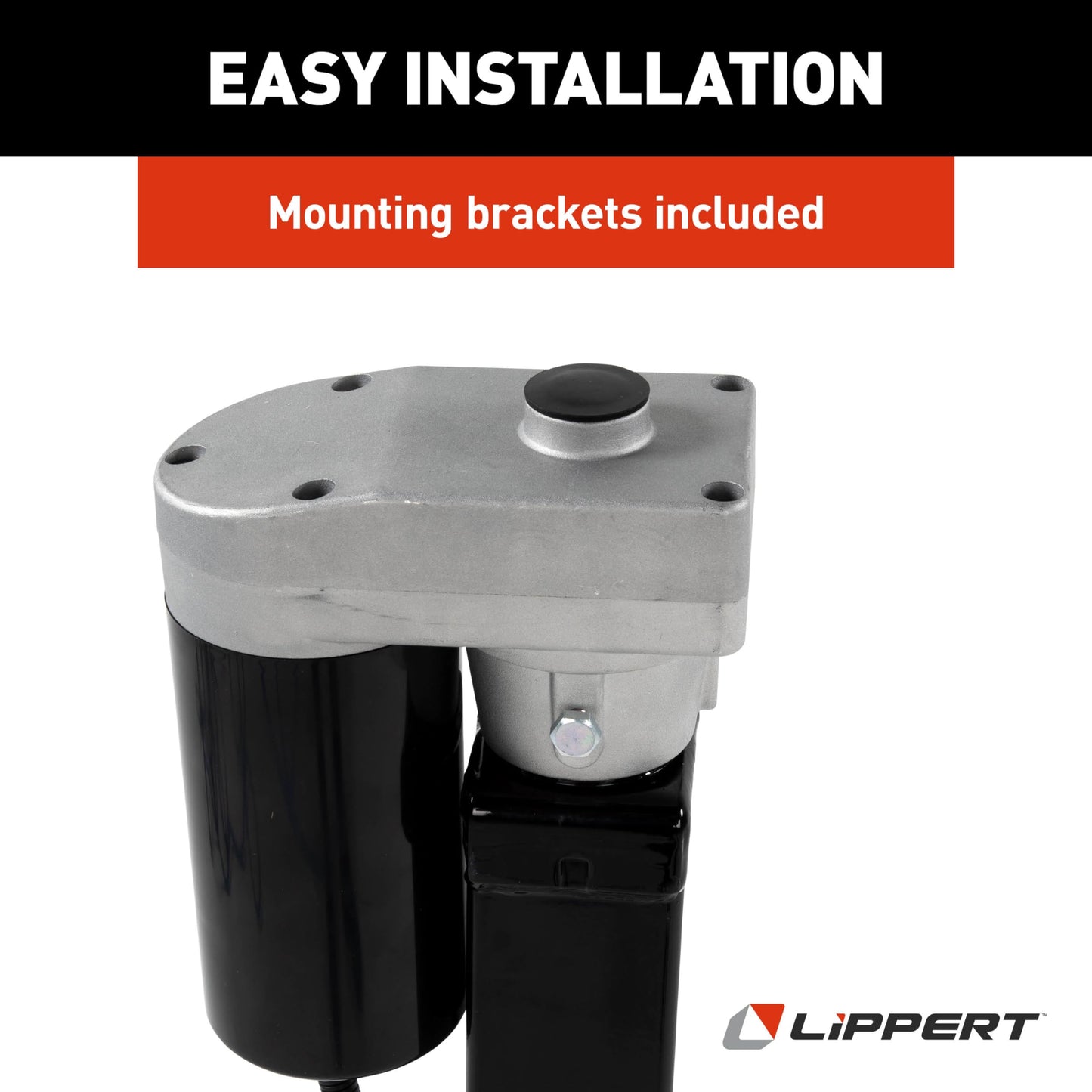 Lippert Ground Control 3.0 Automatic 5th Wheel RV Leveling System Front Hall Effect Jack for Right or Left Leg Replacement with 5,000-lb. Load Capacity - 305340