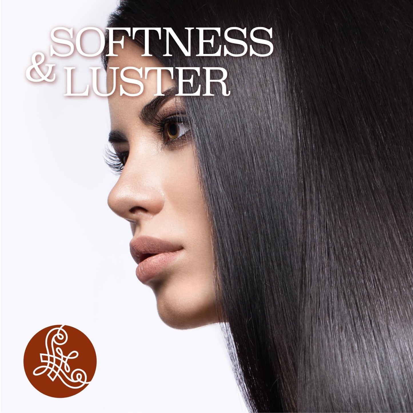 L LUSETA Argan Oil Hair Serum, 100% Pure Argan Oil for Frizzy Control Dry Damage , Repair, Shine Smoothing Strengthening & Nourishing, 3.38 Fluid Ounces