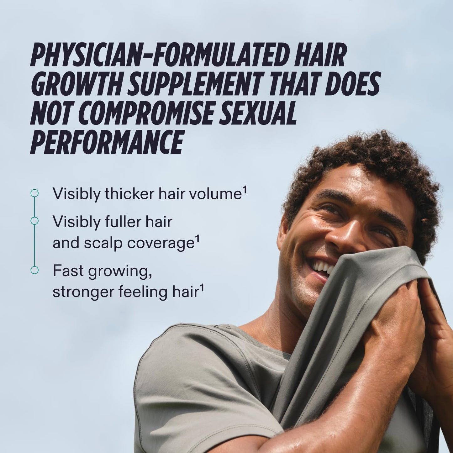 Nutrafol Men's Hair Growth Supplements, Clinically Tested for Visibly Thicker Hair and Scalp Coverage, Dermatologist Recommended - 2 Month Supply, Pack of 2