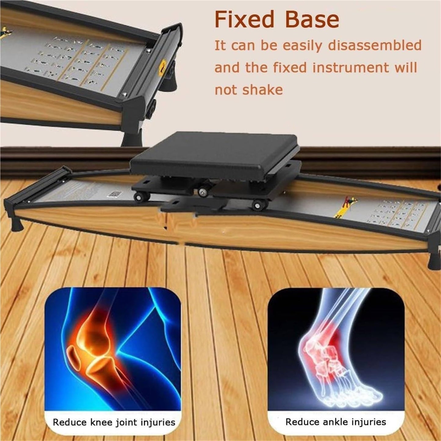 Ski Machine，Ski Simulator， Fitness Machine for Home Gym Workout Multifunction Cardio Exercise