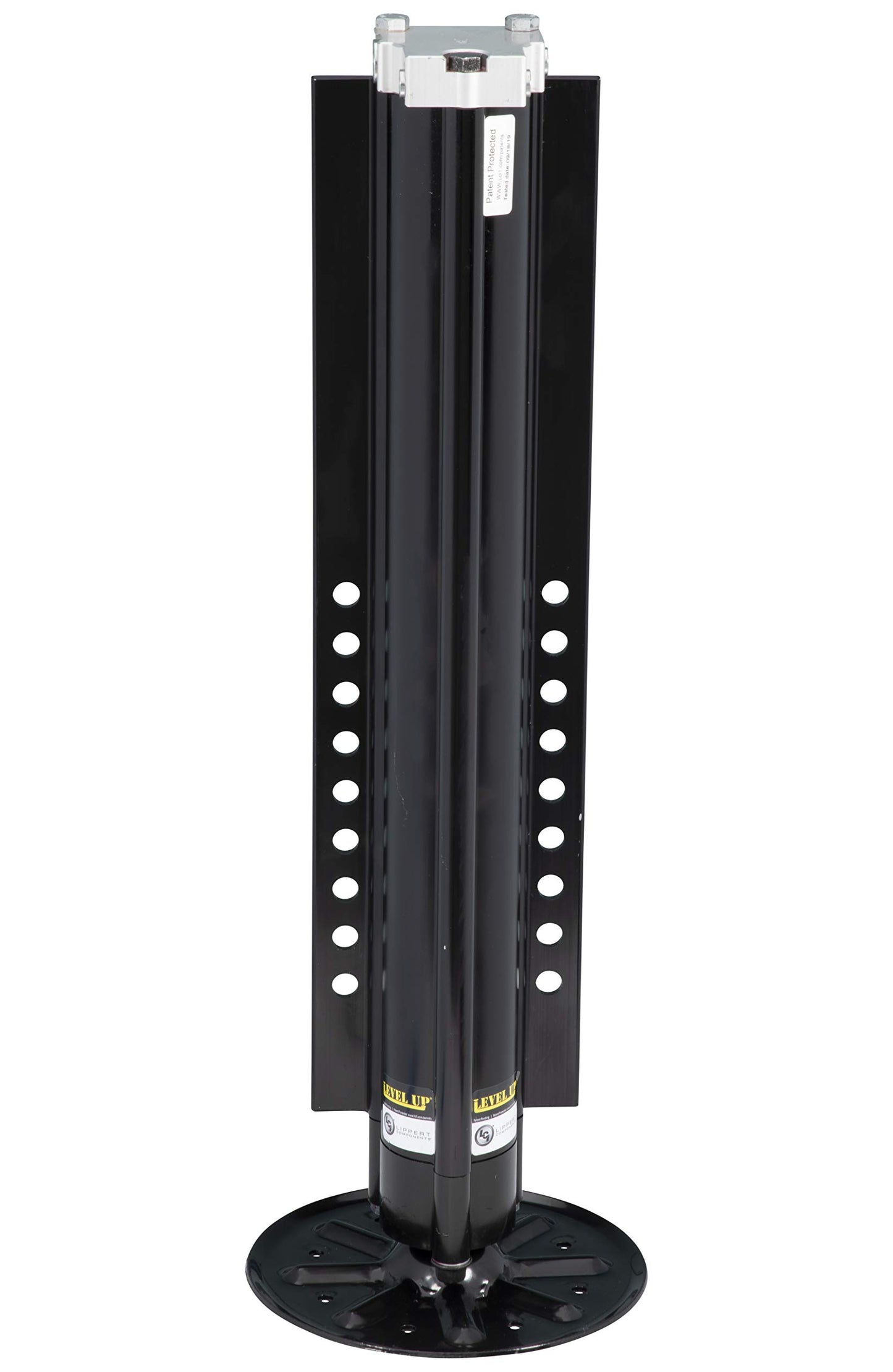 Lippert Level Up Replacement Hydraulic Landing Gear Jack for 5th Wheel RVs and Travel Trailers, 14,000-lbs. Lift Capacity, Aluminum, 9" Diameter Footpad, 27-7/16" Height - 433469