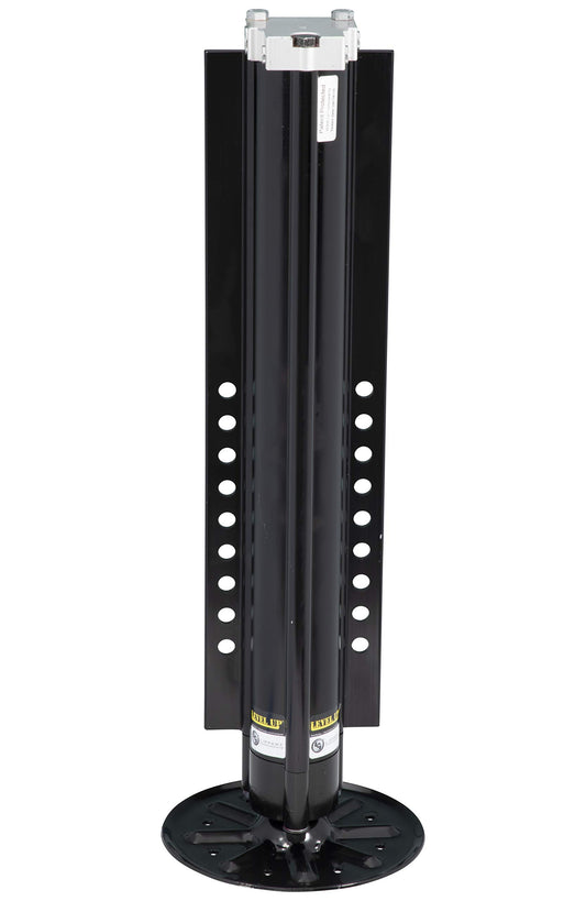 Lippert Level Up Replacement Hydraulic Landing Gear Jack for 5th Wheel RVs and Travel Trailers, 14,000-lbs. Lift Capacity, Aluminum, 9" Diameter Footpad, 27-7/16" Height - 433469