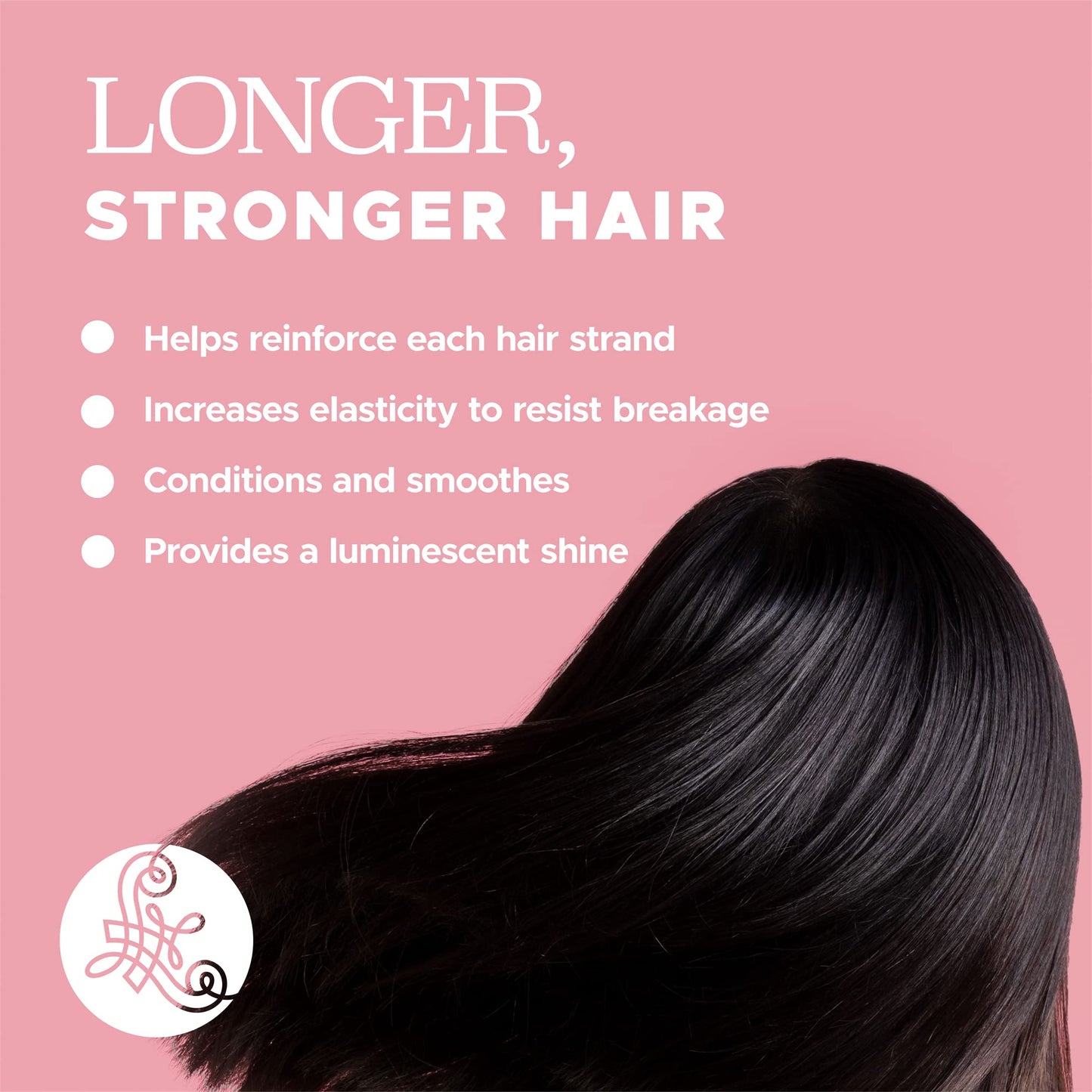 Luseta Keratin Hair Oil Serum for Color Treated Damaged & Dry Hair Strengthening & Nourishing, Keratin Hair Treatment Oil, Free of Sulfates, Paraben and Gluten 3.38 oz