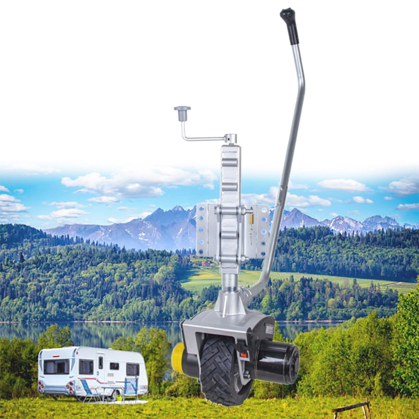 GESAIDES Trailer Tug - 2722 KG Trailer Mover for RV Boat Motorcycle - World's Greatest Trailer Dolly, Electric Trailer Dolly