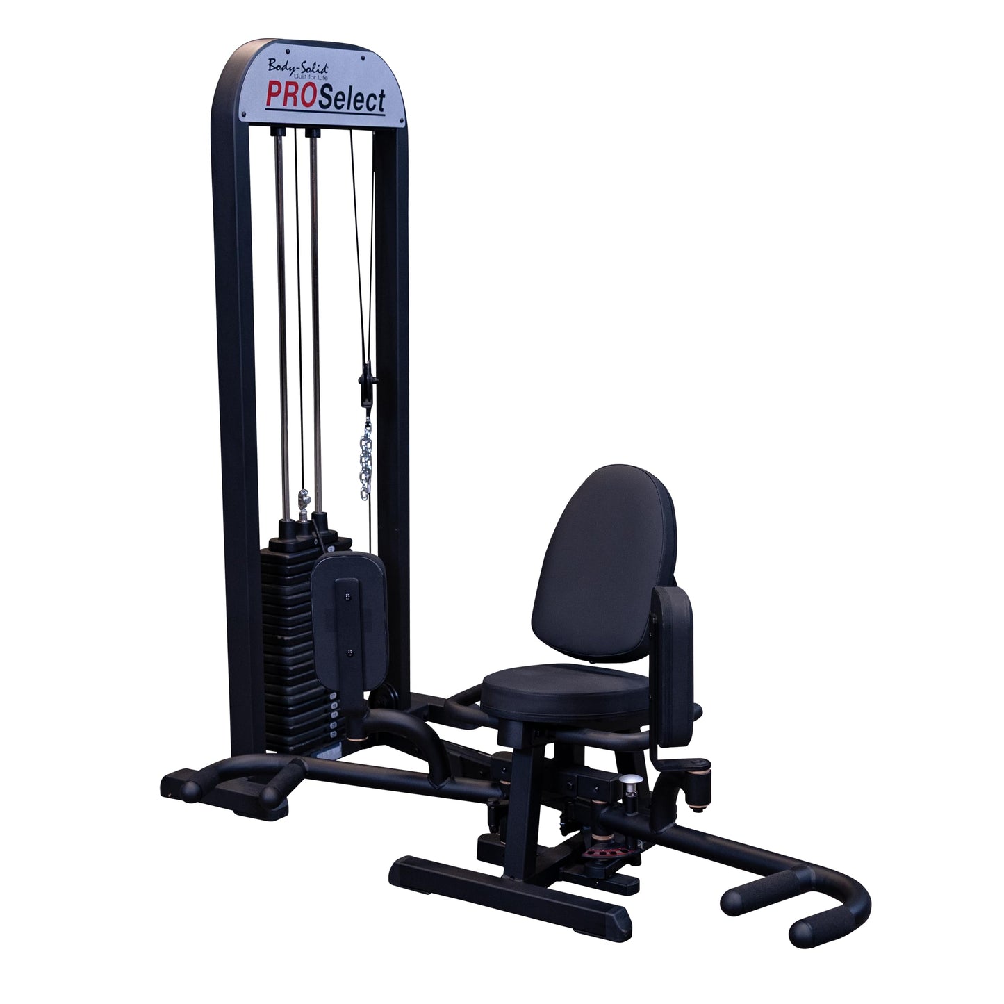 Body Solid (GIOT-STK) Inner and Outer Thigh Attachment, Flexibility Abductor Machine and Leg Stretcher, Fitness Equipment for Commercial and Home Gym, 210 lbs Weight Stack