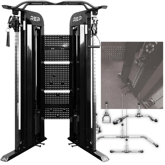 REP Fitness Arcadia™ Functional Trainer- All in one Functional Trainer and Cable Machine for Home and Garage Gym!- Optional Weight Stack Upgrades and Attachment Packages