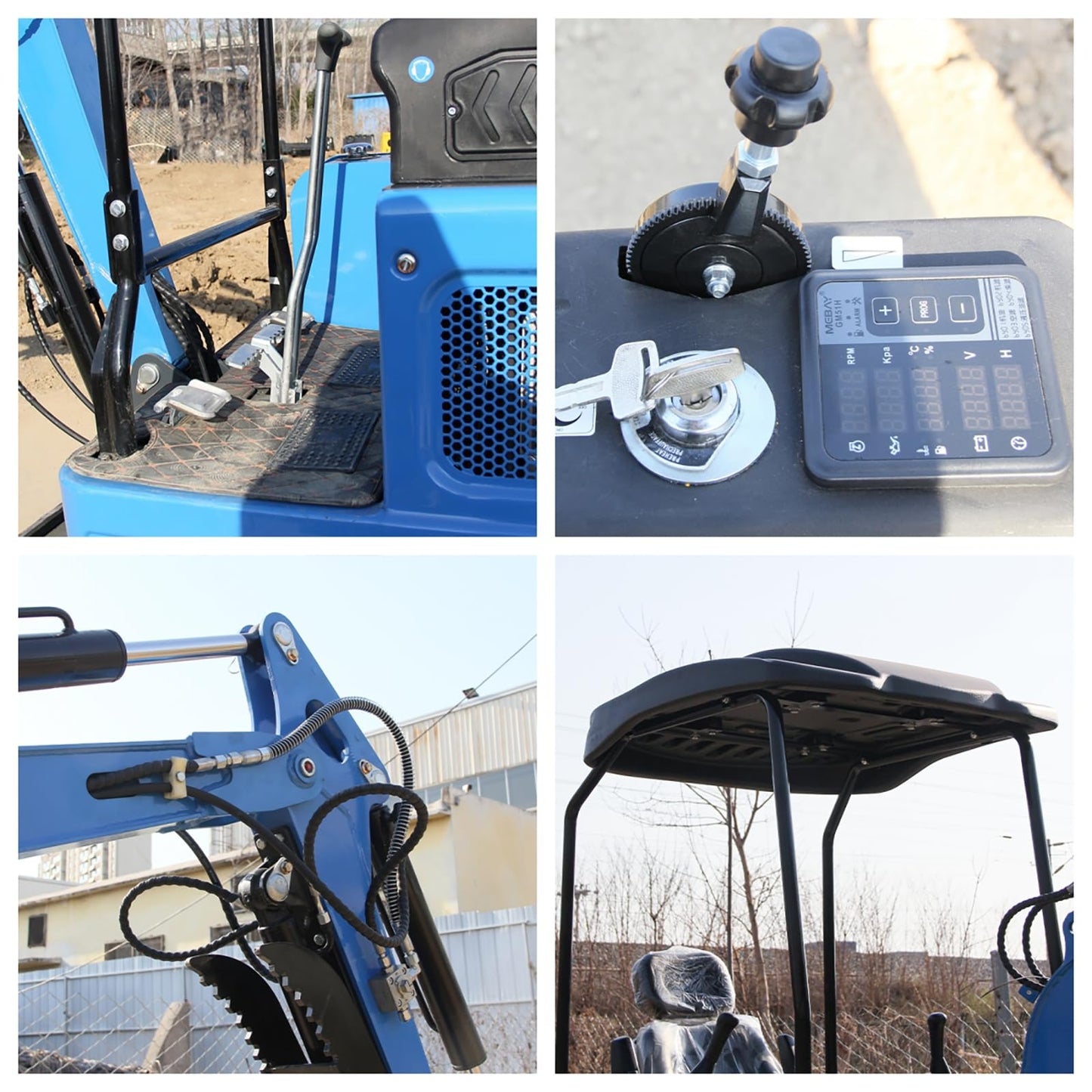 DS-180L, 1.8 Ton New Pilot Control KubotaEnigne Diesel Mini Excavator, W/Hydraulic Thumb, Auger, Bucket, US in Stock, Include Delivery & Unloading, 12 Months Parts Replacement Service