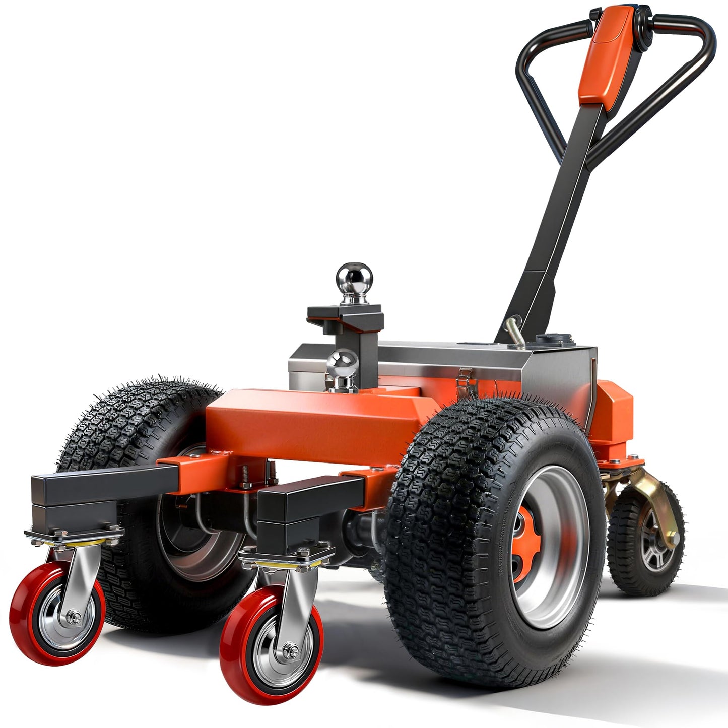 Electric Trailer Dolly, 7500Lbs Max Trailer Weight 1100Lbs Tongue Weight, 48V 800W Motorized Trailer Dolly with 2 & 2-5/16 in Hitch Balls for RV Campers, Cargo & Utility, Boat, Car Trailers
