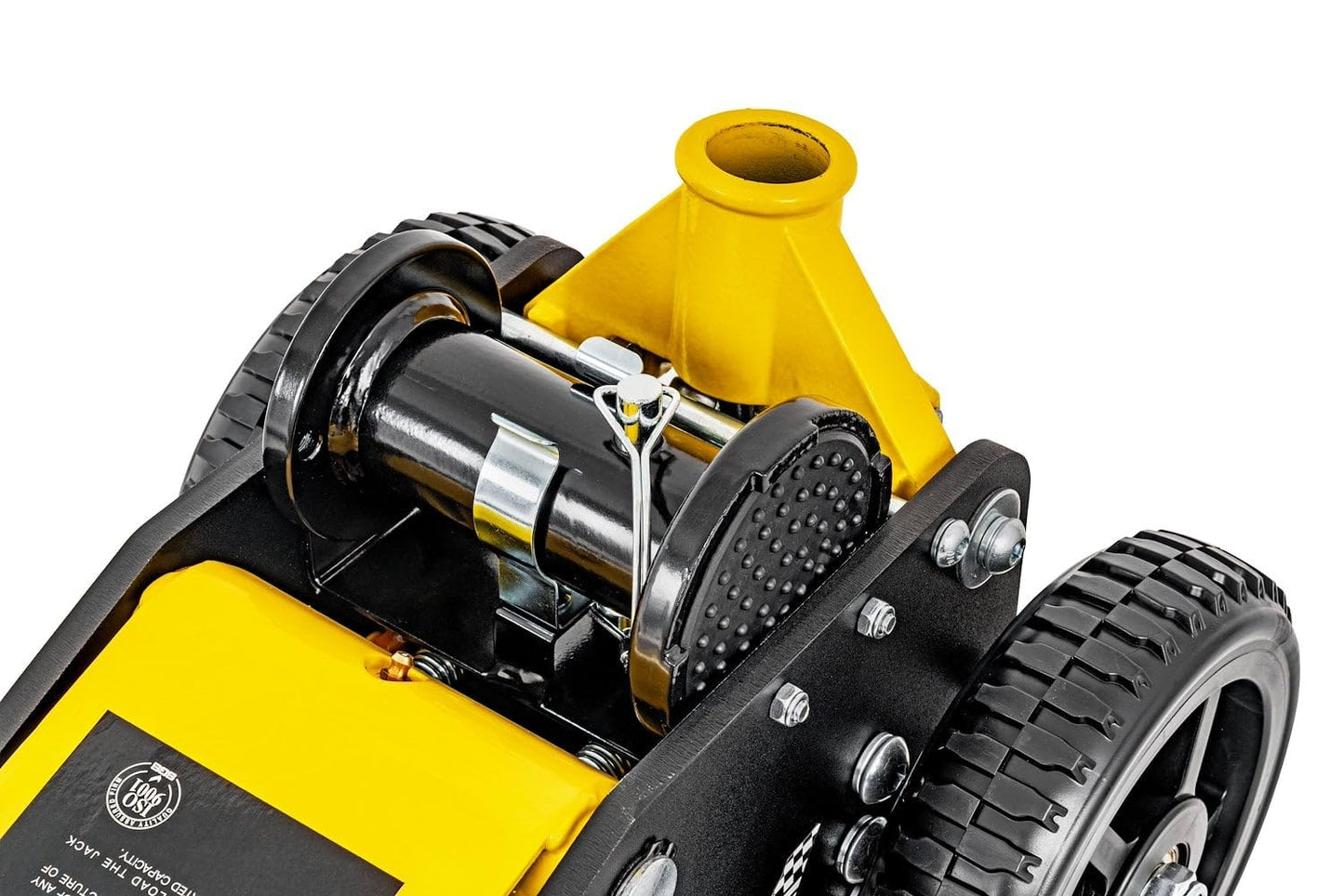 JEGS Heavy Duty 3-Ton Hydraulic Off-Road Floor Jack with Large Wheels and Built in Skid Plate