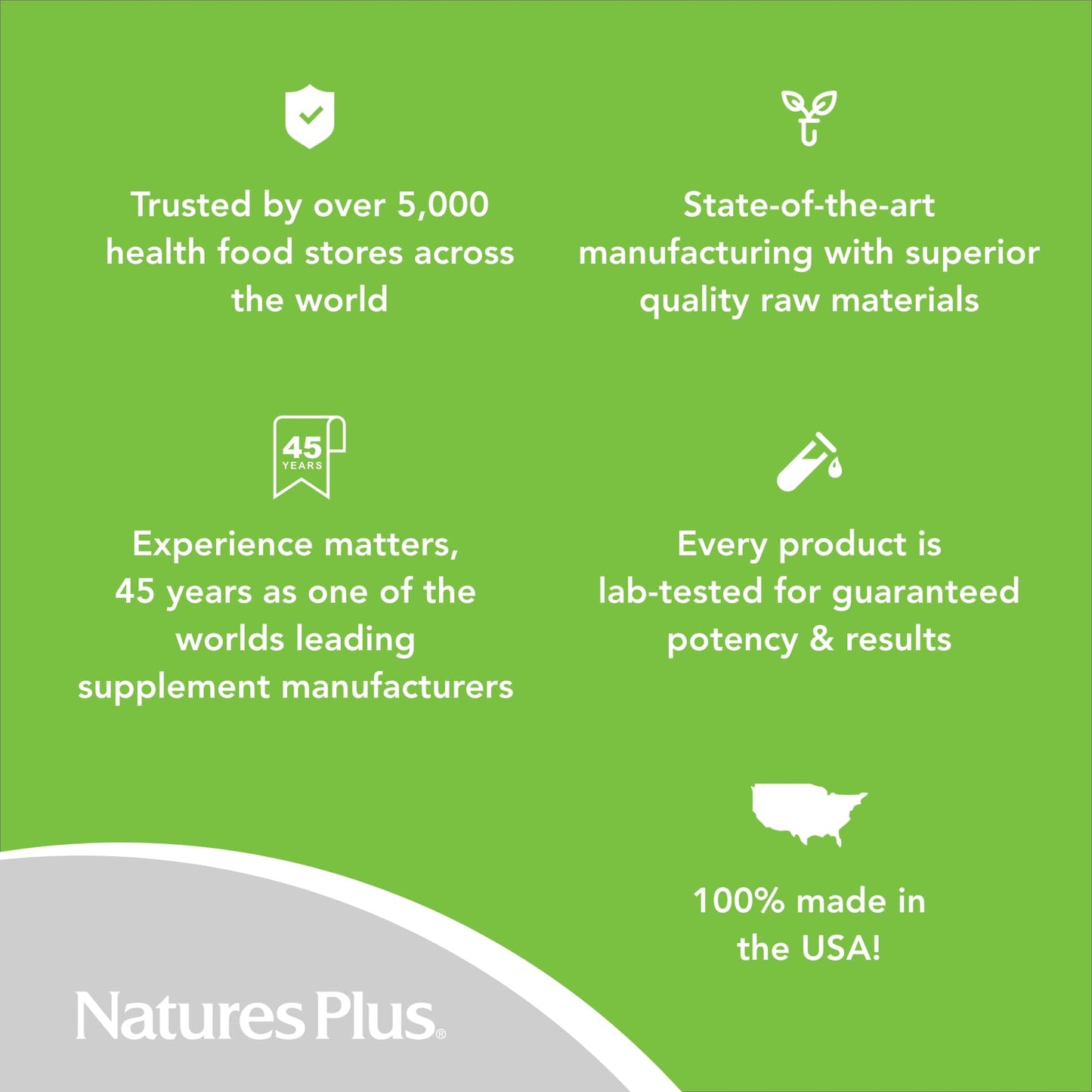 NaturesPlus Biotin & Folic Acid (Folate) - 30 Sustained Release Tablets - Vitamin B Complex for Energy, Beauty, Metabolism & Immune Health - Supports Healthy Skin, Nails & Hair - 30 Servings