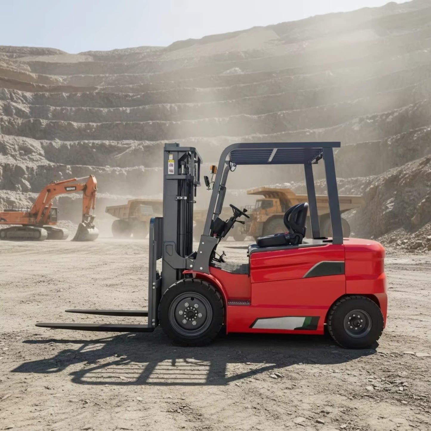 Electric Forklift Stacker – High-Capacity Electric Forklift for Express Logistics – 1 to 3 Ton Capacity, Compact Lift for Narrow Aisles and Tight Spaces
