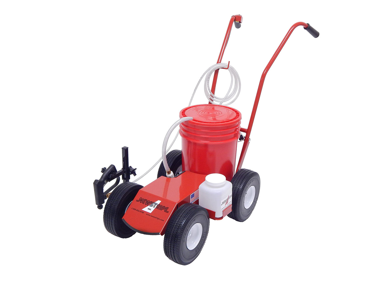 Newstripe EcoLiner Plus Battery Powered Field Striper (Part# 10004484) Field Use Only | Heavy Duty Diaphragm Pump, Detachable Spray, 1 Gallon Cleaning Tank, 12V Battery | 2 Year Warranty | Made in USA