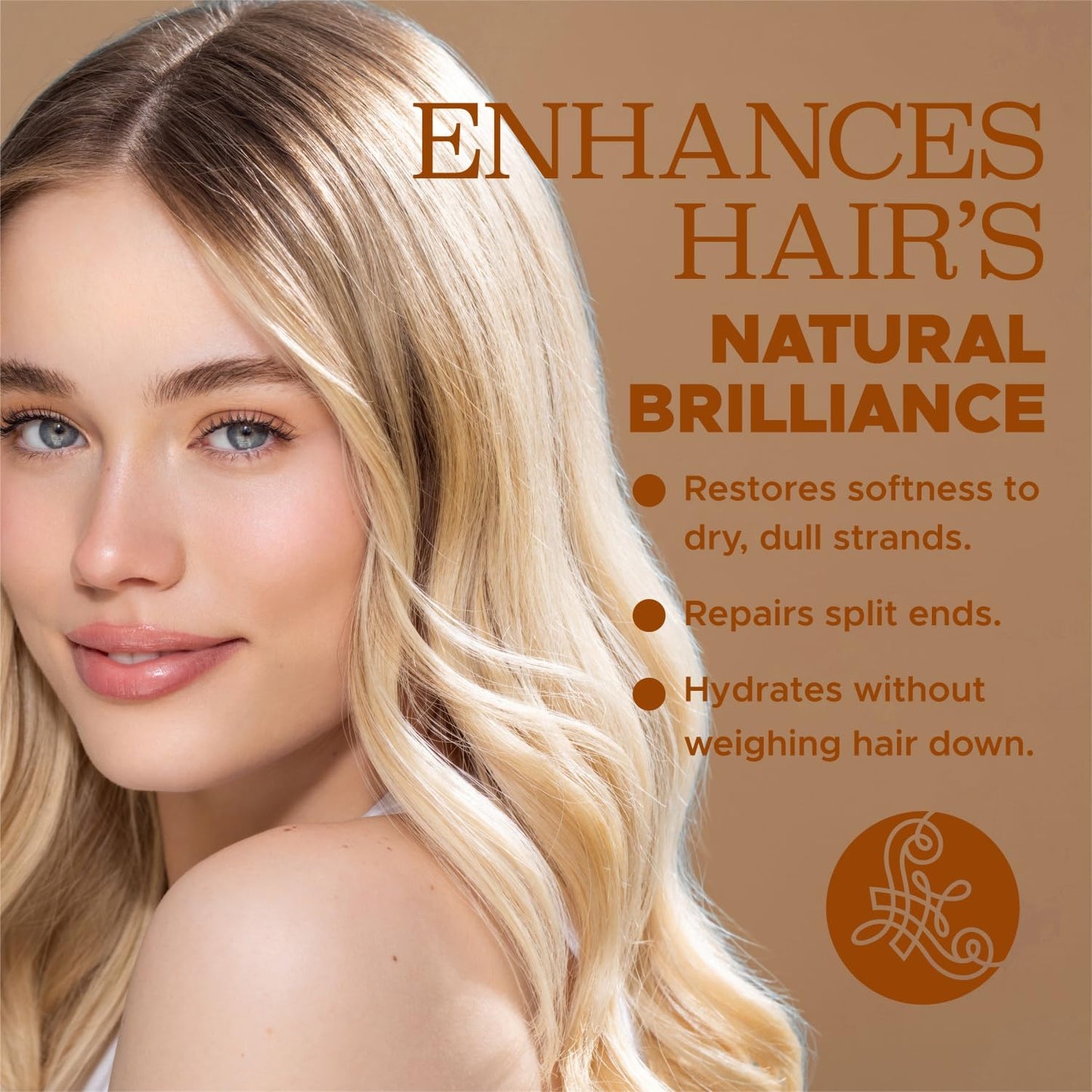 Luseta Manuka Honey Hair Oil Hydrates Dry Hair and Adds Shine & Softness to Dull Hair Nourishing Oil with Honey & Argan Oil, Frizz Control 3.38oz