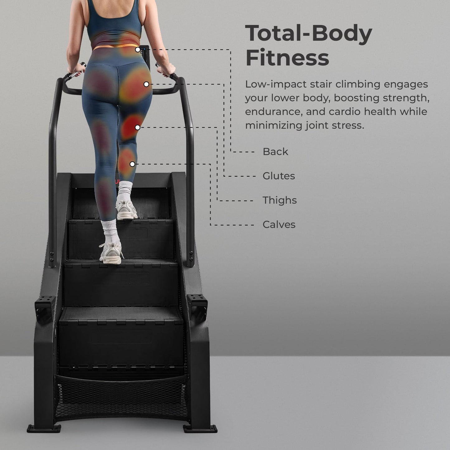 Sunny Health & Fitness Premium Smart Stair Climber – 15-Level Step Rate (24–164 Steps/Min), 8&4 Built-in Programs, Auto-Locking Pedals, 350 LB Capacity, Free SunnyFit App w/Dedicated SF-X7310 Program