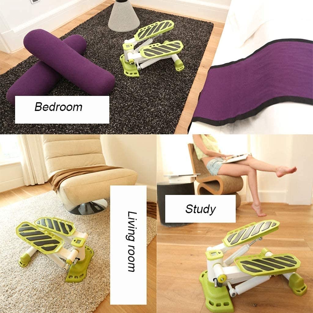 Mini Stepper,Fitness Stair Stepper Portable Twist Stair Stepper Adjustable Resistance,Fitness Exercise Machine with Resi