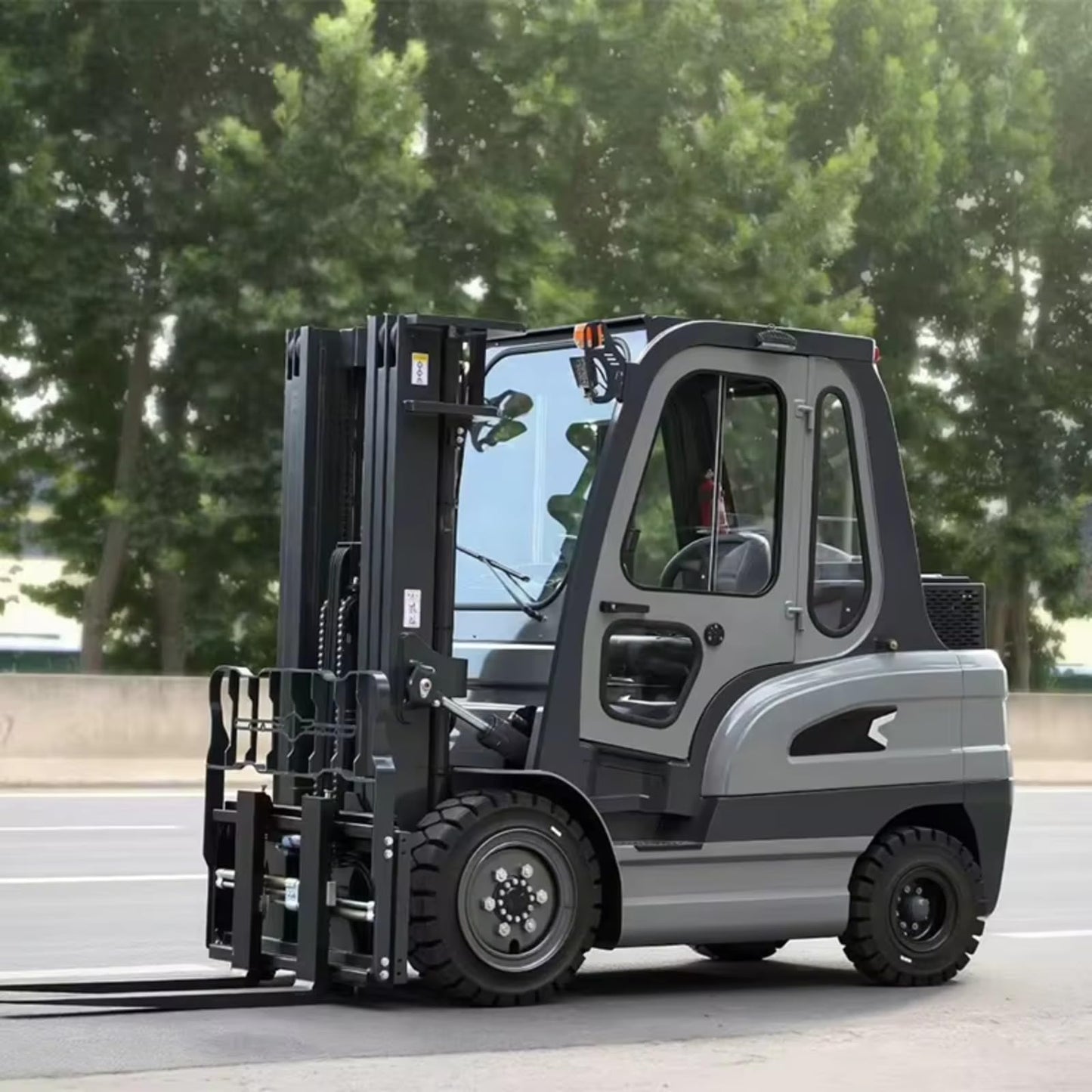 Electric Forklift Pallet Stacker – Heavy Duty Industrial Electric Forklift – 1 to 3 Ton Capacity, Compact Lift for Warehouse Logistics
