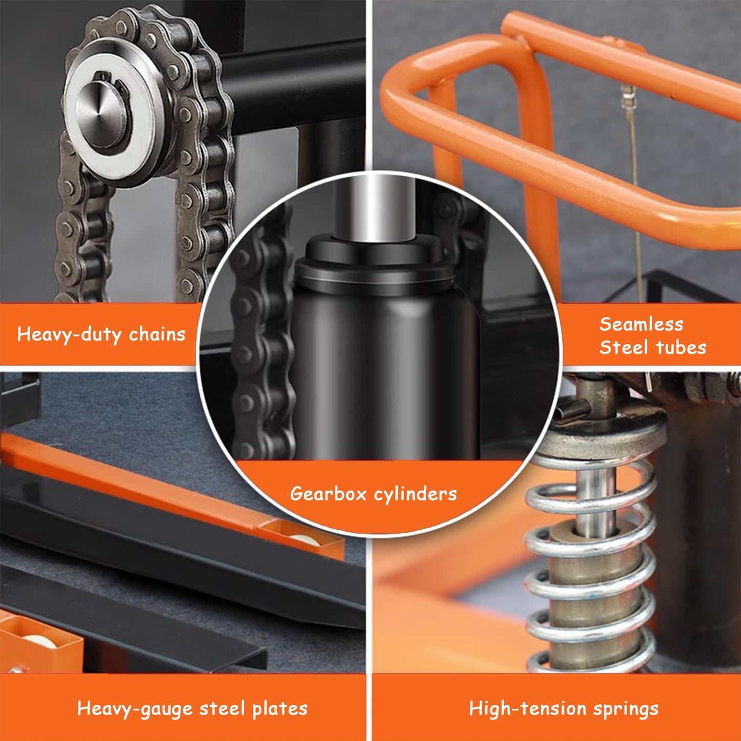 Hydraulic Manual Pallet Truck Maximum 400 kg - Stacker for Warehouse and Workshop, High Load Capacity, for Warehouse and Workshop(Raise by 160 cm)