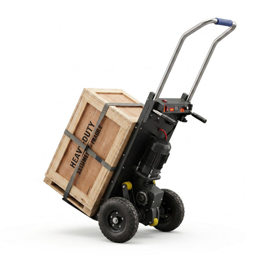 Large Load Capacity Electric Stair Climbing Cart, Electric Stair Climbing Machine for Construction, Large Load Capacity Electric Stair Climbing Cart with 48V Lithium Battery