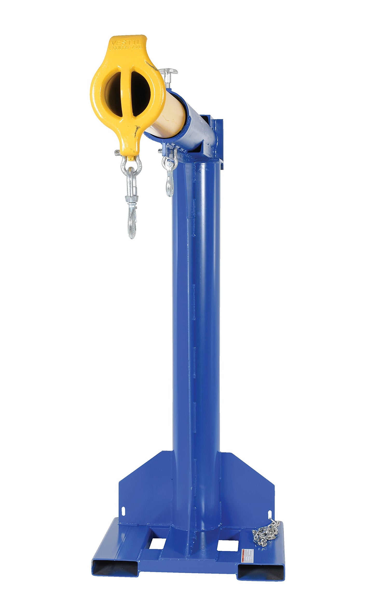 Vestil LM-HRT-6-36 Steel High Rise Telescoping Boom 36 In. Fork Pocket Center 6,000 Lb. Capacity Blue