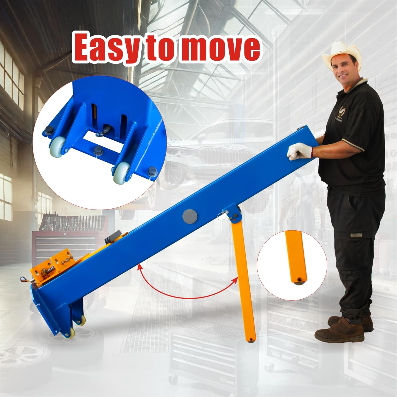 XK-PML-8500 Manual-Lock 2 Post Car Lift for Home Garage Mobile 8500 lbs with 36 Months Parts Replacement