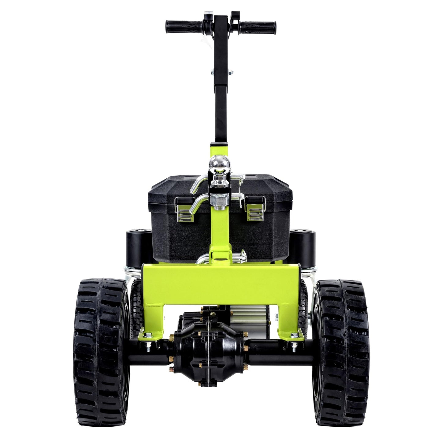 Tow Tuff Electric Trailer Dolly, 24V 800W Motor with Adjustable Hitch Height, 4-Wheel Design for Boat, Cargo, and Utility Trailers, 4500 Lb Cap, Green