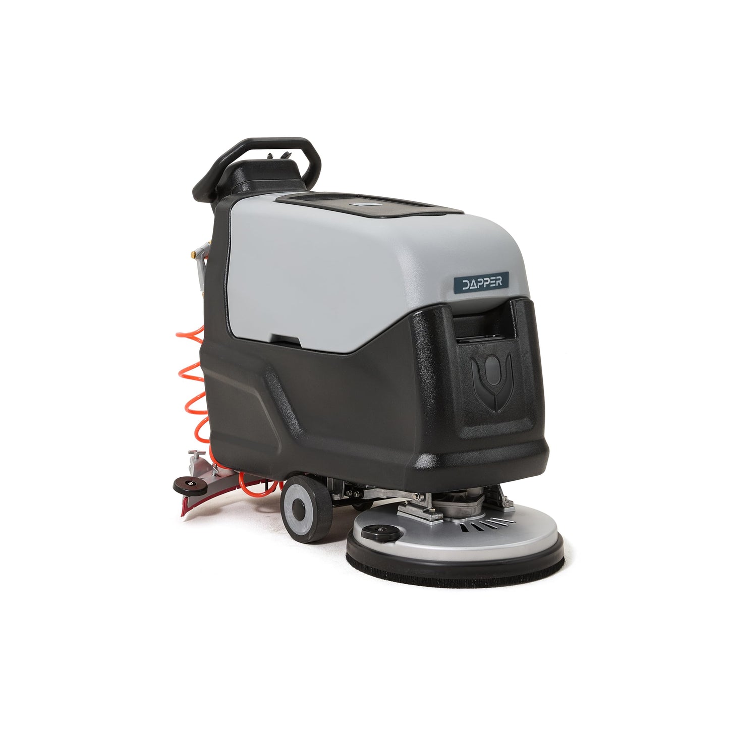 Battery Powered Walk-Behind Floor Scrubber Polisher Machine, 20" Cleaning Path, 14.5/17 Gal Tanks, Brush Speed 200RPM, 4Hr Runtime, Includes 2 Brushes & 3 Scouring Pads – 2-Year Warranty