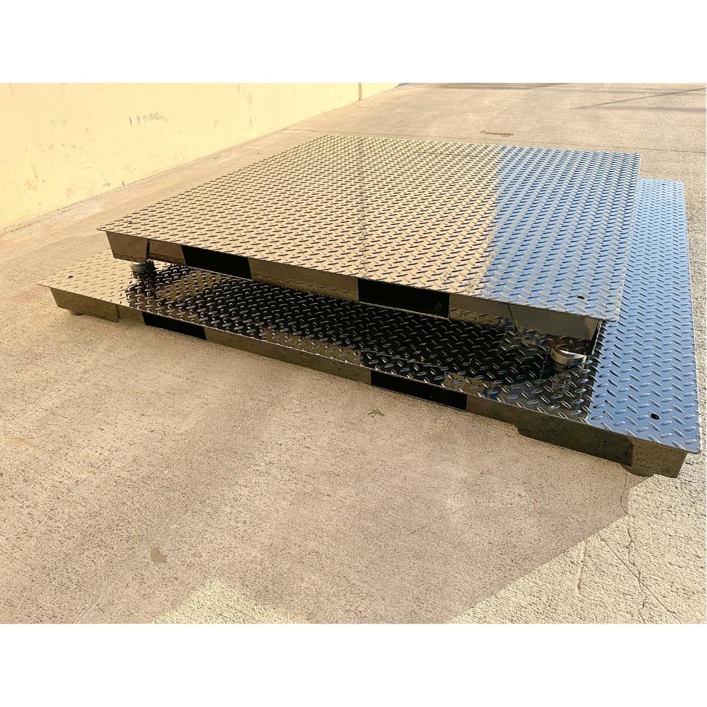 SellEton SL-900-FA Forklift Access Industrial Floor Scales USA Made NTEP Certified with 48" × 60" (4' × 5') | 2500 Ib × .5 Ib