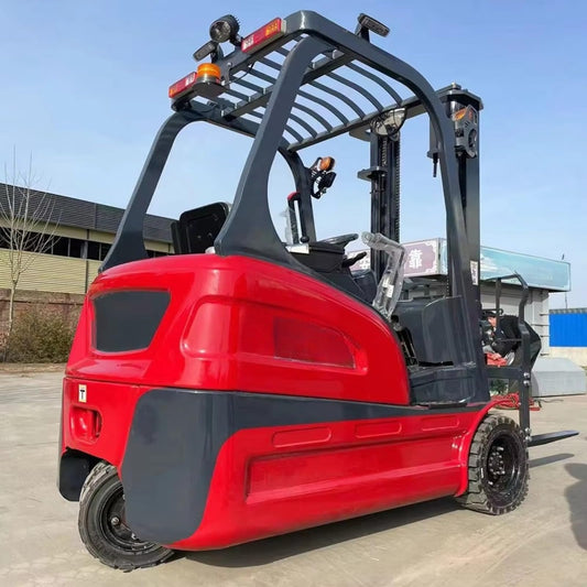 Ergonomic Cabin Electric Forklift, 5000lbs Capacity Lithium Ion Lift Truck, Narrow Aisle Reach Truck, Industrial Material Handling Stacker