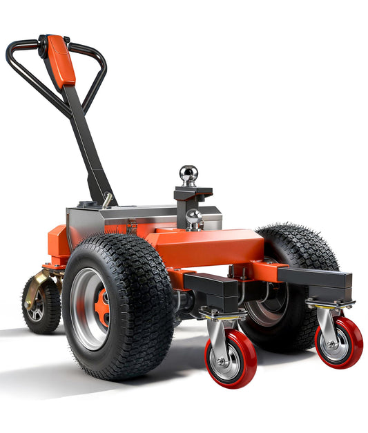 kaiwrxin Electric Trailer Dolly, 7500 Lbs Max Trailer Weight, All-Terrain 6-Wheel Anti-Tip Design & Handheld Reverse/Drive/Brake, 2“ & 4“Ball Hitch Mount for RVs, Car Trailers, Campers 2a7