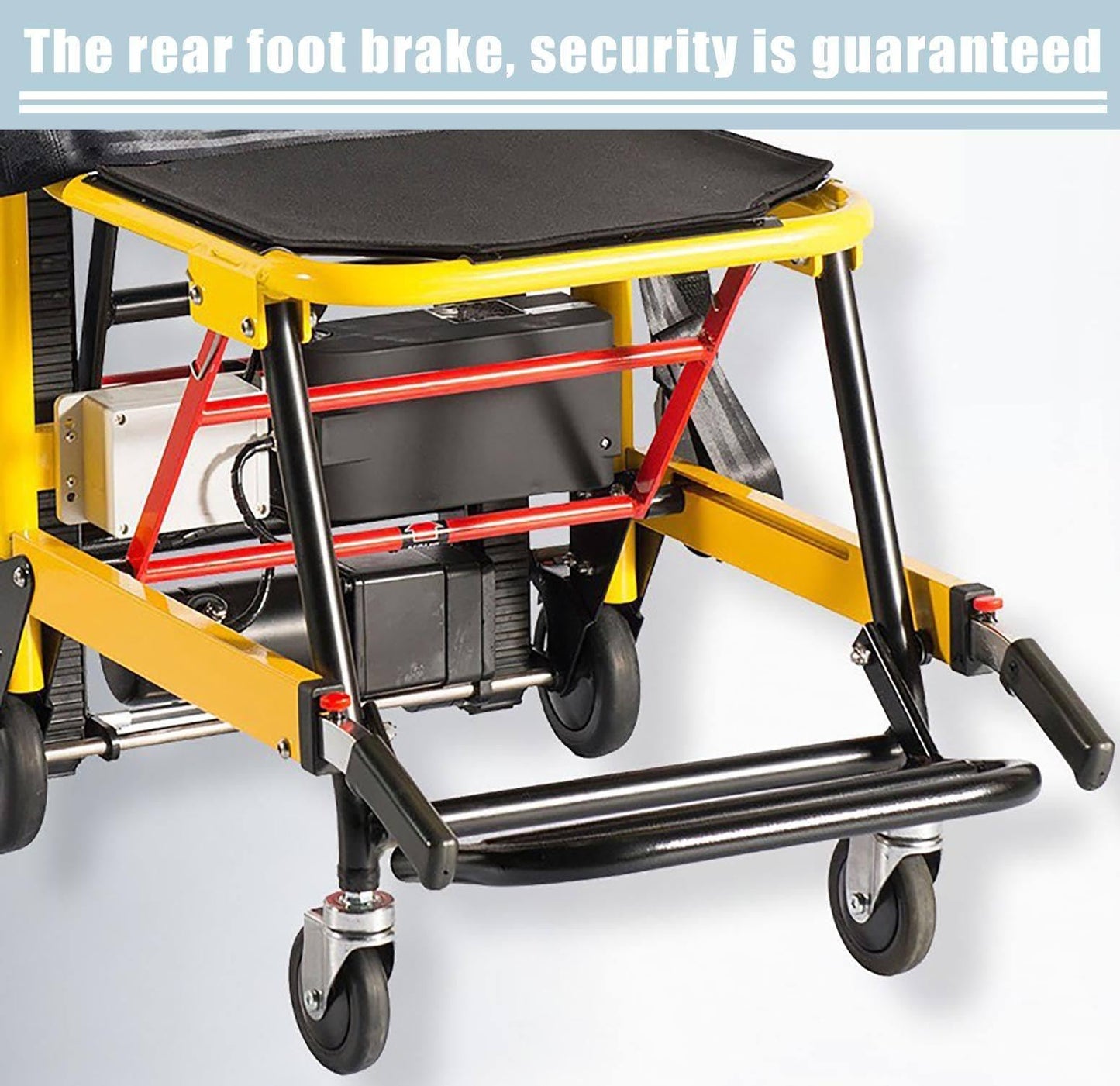 Electric Hand Truck Stair Climber,Transport Folding Stair Chair,Load Capacity (160kg/352lb), Removable Battery (24v/13ah),Folding Dolly with Rubber Tracks,Up and Down Stairs